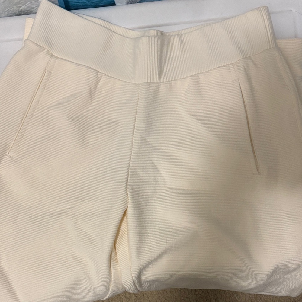 Ivory color joggers casual pants